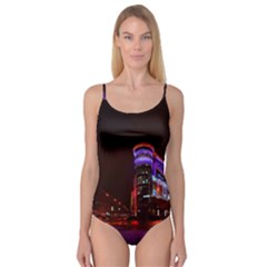 Moscow Night Lights Evening City Camisole Leotard  by Nexatart