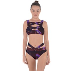 Moscow Night Lights Evening City Bandaged Up Bikini Set  by Nexatart