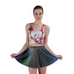 Gloom Background Abstract Dim Mini Skirt by Nexatart