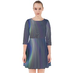 Gloom Background Abstract Dim Smock Dress