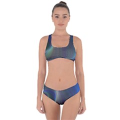 Gloom Background Abstract Dim Criss Cross Bikini Set by Nexatart