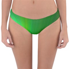 Green Background Abstract Color Reversible Hipster Bikini Bottoms by Nexatart