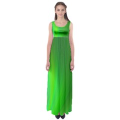 Green Background Abstract Color Empire Waist Maxi Dress by Nexatart