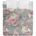 Pink Flower Seamless Design Floral Duvet Cover Double Side (California King Size) View2