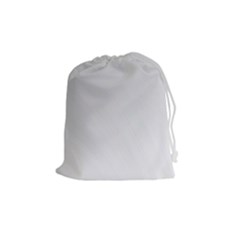 White Background Abstract Light Drawstring Pouches (Medium) 