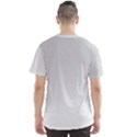 White Background Abstract Light Men s Sports Mesh Tee View2