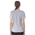 White Background Abstract Light Women s Cotton Tee View2