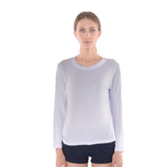 White Background Abstract Light Women s Long Sleeve Tee