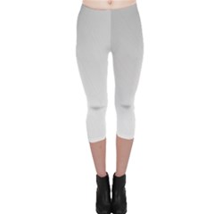 White Background Abstract Light Capri Leggings 