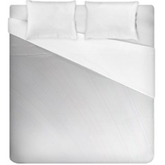 White Background Abstract Light Duvet Cover (King Size)