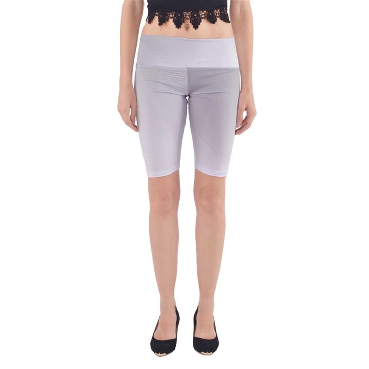 White Background Abstract Light Yoga Cropped Leggings