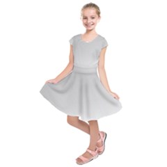 White Background Abstract Light Kids  Short Sleeve Dress