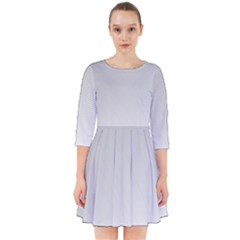 White Background Abstract Light Smock Dress