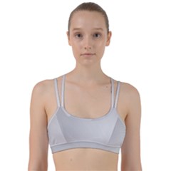 White Background Abstract Light Line Them Up Sports Bra