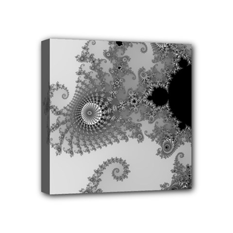 Apple Males Mandelbrot Abstract Mini Canvas 4  X 4  by Nexatart