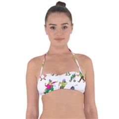 Golfers Athletes Halter Bandeau Bikini Top by Nexatart