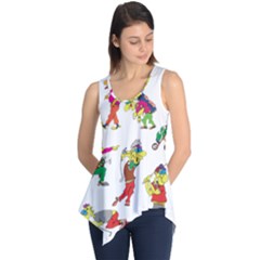 Golfers Athletes Sleeveless Tunic by Nexatart