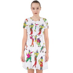 Golfers Athletes Adorable In Chiffon Dress by Nexatart