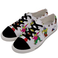 Golfers Athletes Men s Low Top Canvas Sneakers by Nexatart