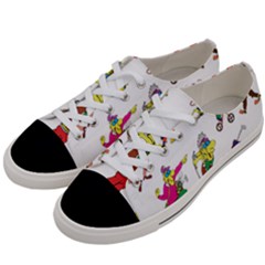 Golfers Athletes Women s Low Top Canvas Sneakers by Nexatart