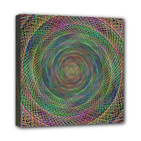 Spiral Spin Background Artwork Mini Canvas 8  X 8  by Nexatart