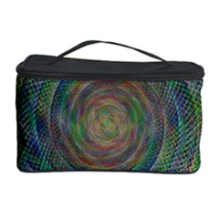 Spiral Spin Background Artwork Cosmetic Storage Case by Nexatart