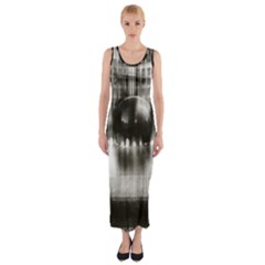 Black And White Hdr Spreebogen Fitted Maxi Dress by Nexatart