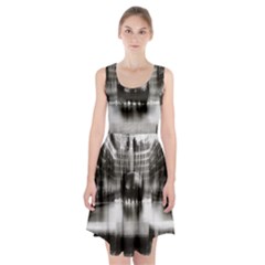 Black And White Hdr Spreebogen Racerback Midi Dress by Nexatart