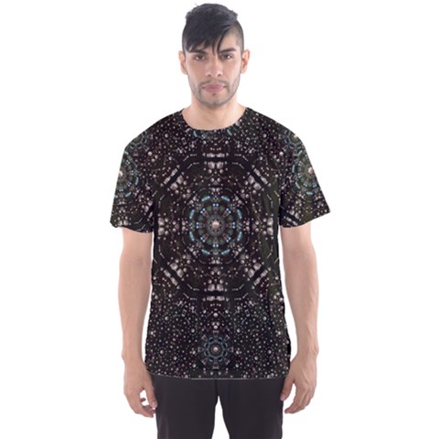 Pearl Stars On A Wonderful Sky Of Star Constellations Men s Sports Mesh Tee by pepitasart