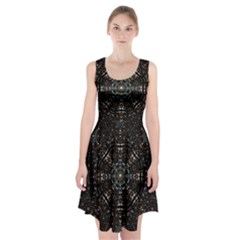 Pearl Stars On A Wonderful Sky Of Star Constellations Racerback Midi Dress