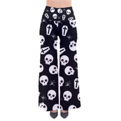 Skull, Spider And Chest  - Halloween Pattern Pants by Valentinaart