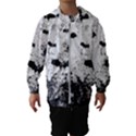 Vintage Halloween Bat pattern Hooded Wind Breaker (Kids) View1