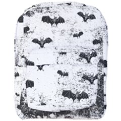 Vintage Halloween Bat Pattern Full Print Backpack