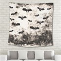 Vintage Halloween Bat pattern Square Tapestry (Large) View2