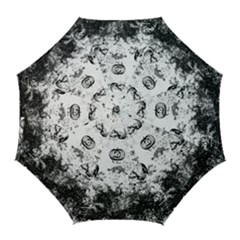 Vintage Halloween Pattern Golf Umbrellas by Valentinaart