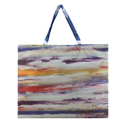 Imagesart Li Photo 27 06 2017, 8 10 22 Am Cara Azul Zipper Large Tote Bag by MaryIllustrations