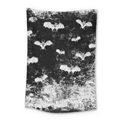 Vintage Halloween Bat pattern Small Tapestry