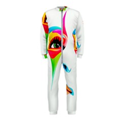 Colourful Art Face Onepiece Jumpsuit (kids)