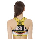 Jurassic Dad Dinosaur Skeleton Funny Birthday Gift Sports Bra with Border View2