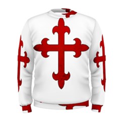 Crusader Cross Men s Sweatshirt by Valentinaart