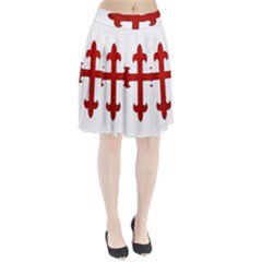 Crusader Cross Pleated Skirt by Valentinaart