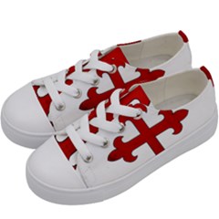 Crusader Cross Kids  Low Top Canvas Sneakers