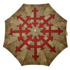 Crusader Cross Straight Umbrellas by Valentinaart