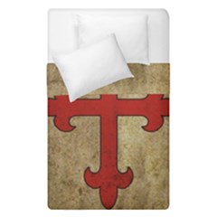 Crusader Cross Duvet Cover Double Side (single Size) by Valentinaart