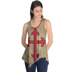 Crusader Cross Sleeveless Tunic by Valentinaart