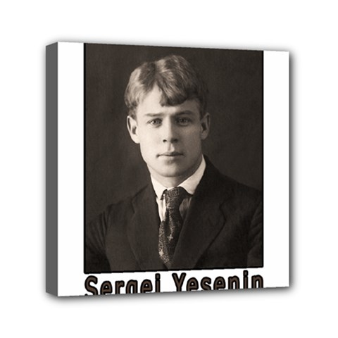 Sergei Yesenin Mini Canvas 6  X 6  by Valentinaart