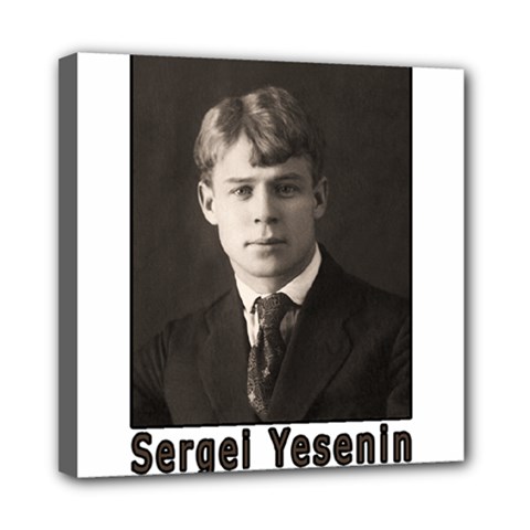 Sergei Yesenin Mini Canvas 8  X 8  by Valentinaart