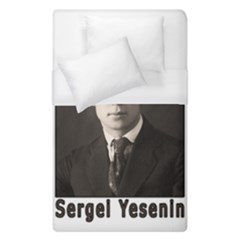 Sergei Yesenin Duvet Cover (single Size) by Valentinaart