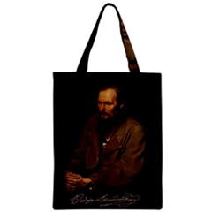 Fyodor Dostoyevsky Zipper Classic Tote Bag by Valentinaart