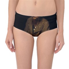 Fyodor Dostoyevsky Mid-waist Bikini Bottoms by Valentinaart